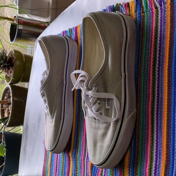 Women's classic Vans size 7 sneakers grey - Picture 3 of 4